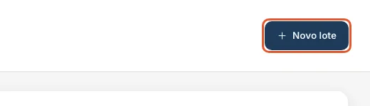Print do Atteliq mostrando: Clique em Novo lote