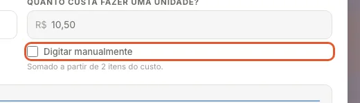 Print do Atteliq mostrando: Produto pronto ou de revenda?